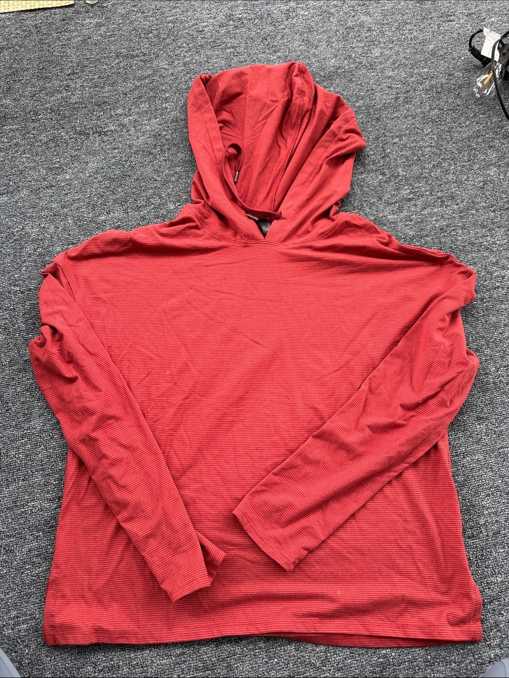 Kyodan Coral Red Hooded Pullover